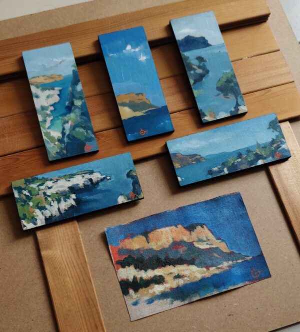 Peintures des Calanques de Cassis