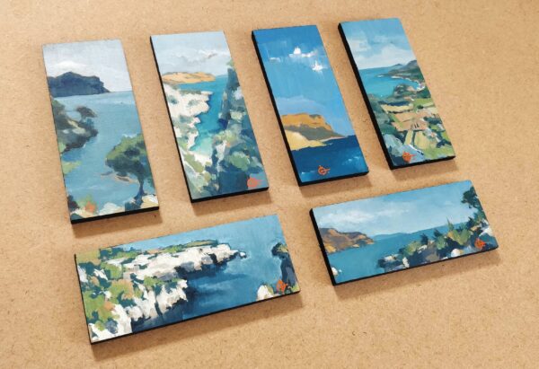 Peintures Miniatures des Calanques de Cassis